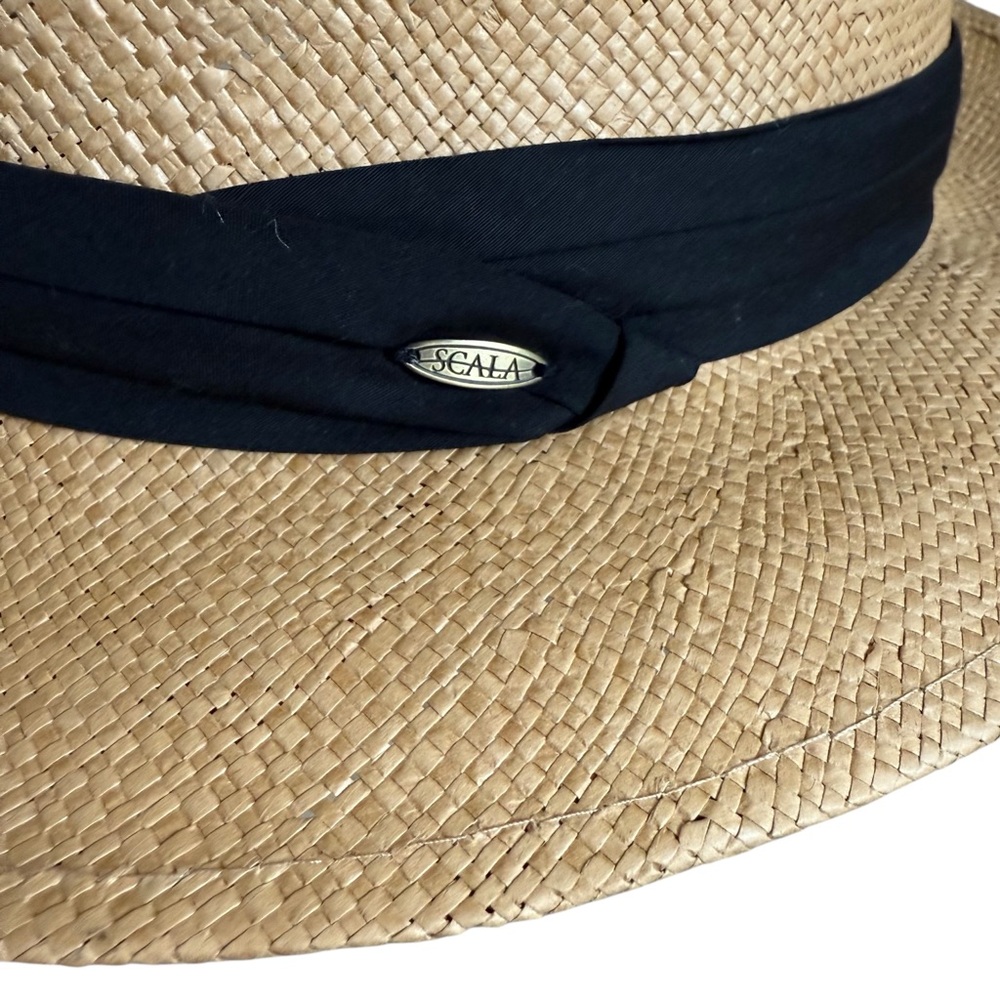 NWT Scala Men's Toyo Safari Hat with Black Trim Size S/M - Picture 9 of 14